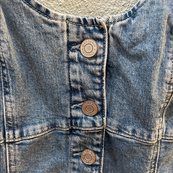 Gap Denim Mini Dress Size 4 - Picture 4 of 12